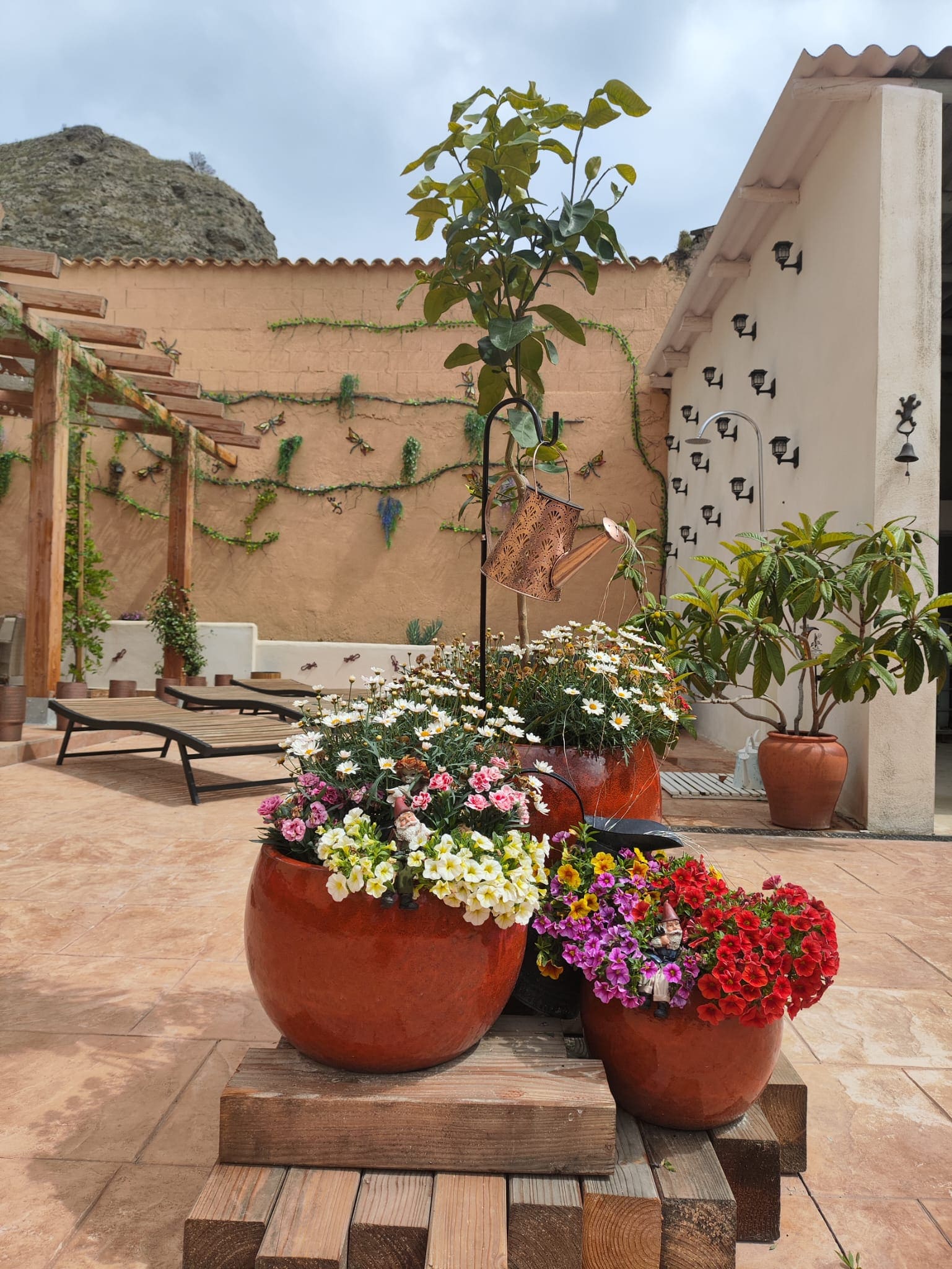 Casa Rural Alma Dezerto inicio plantas terraza